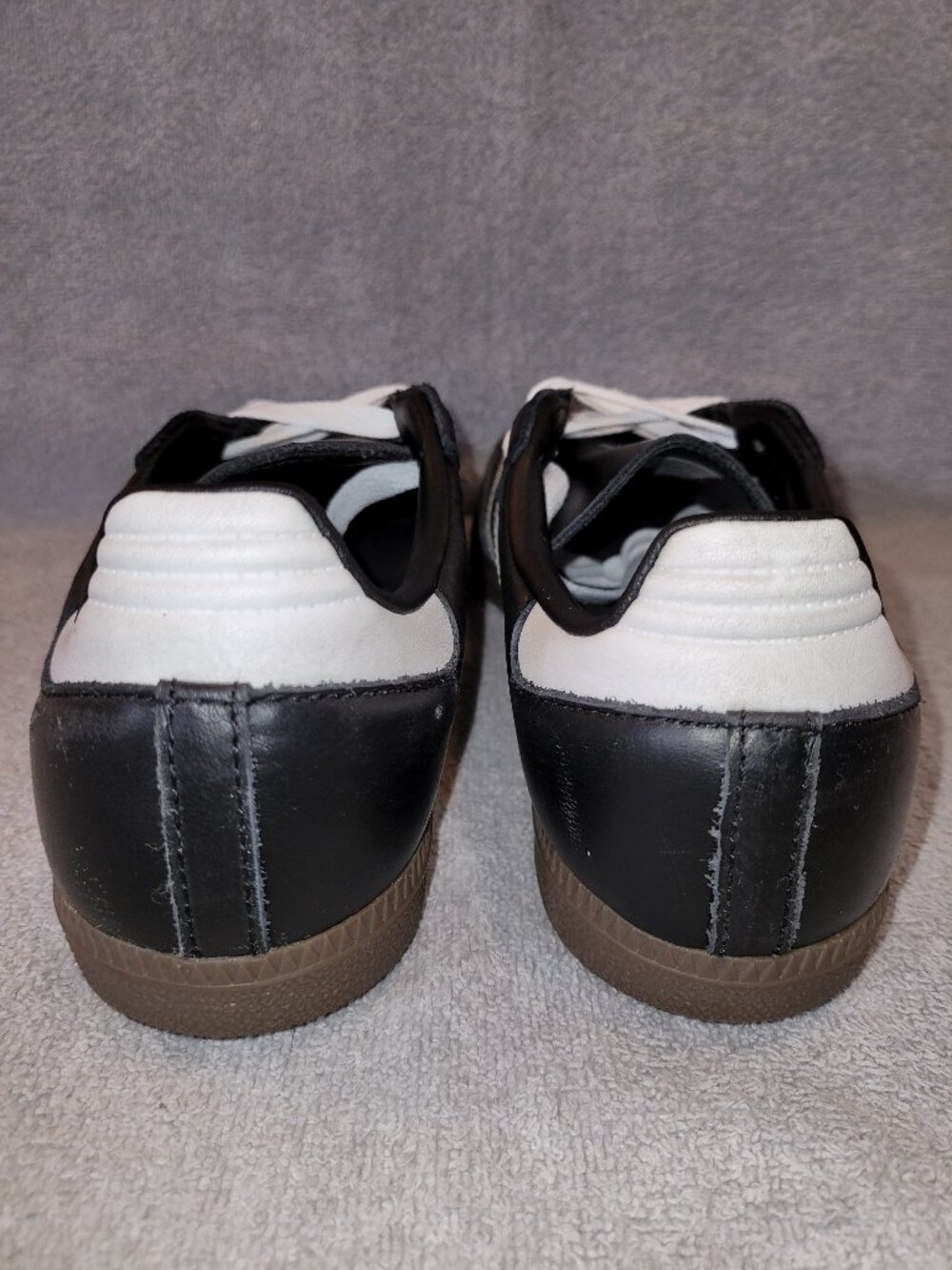 Adidas Samba Women's Size 5.5 OG Black White Brown Gum Sneakers IG9031 (#1277) - Picture 9 of 16